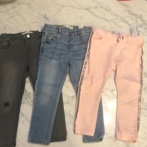 3 pairs of Zara jeans size 2-3 years